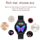 Montre Connectée Femme Étanche IP68 Avec Suivi Température Corporelle Et Cycle Menstruel Écran TFT 1.3 Pouces Compatible Andr...