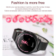 Montre Connectée Femme Étanche IP68 Avec Suivi Température Corporelle Et Cycle Menstruel Écran TFT 1.3 Pouces Compatible Andr...