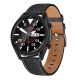 Montre Connectée Étanche IP67 avec Écran IPS 1.28 Pouces Moniteur de Sommeil et Fréquence Cardiaque Appels Bluetooth Bracelet en Cuir