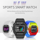 Montre Connectée Étanche IP68 Avec Musique Bluetooth Suivi Sommeil Et Fréquence Cardiaque Écran Coloré TFT 1.14 Pouces - www....
