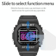 Montre Connectée Étanche IP68 Avec Musique Bluetooth Suivi Sommeil Et Fréquence Cardiaque Écran Coloré TFT 1.14 Pouces - www....