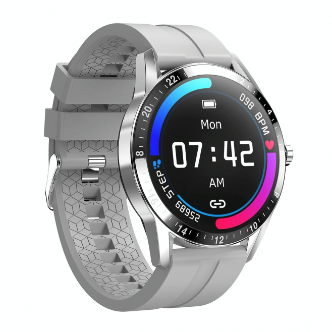 Montre Connectée IP67 Étanche 1.3 Pouces Suivi Santé Cardio Sommeil Oxygène Silicone - www.yonis-shop.com
