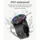Montre Connectée IP67 Étanche 1.3 Pouces Suivi Santé Cardio Sommeil Oxygène Silicone - www.yonis-shop.com