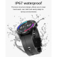 Montre Connectée IP67 Étanche 1.3 Pouces Suivi Santé Cardio Sommeil Oxygène Silicone - www.yonis-shop.com