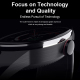 Montre Connectée Étanche IP67 Écran Tactile 1.28 Pouces Bluetooth Appels Suivi Sommeil Fréquence Cardiaque Noire 128M Autonom...