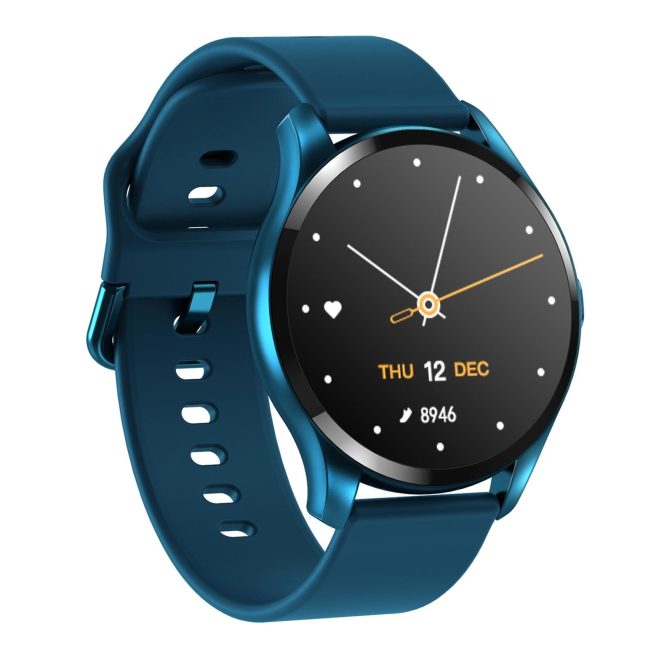 Montre Connectée Étanche IP67 Avec Écran TFT 1.28 Pouces Surveillance Température Sommeil Fréquence Cardiaque Compatible Andr...