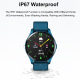 Montre Connectée Étanche IP67 Avec Écran TFT 1.28 Pouces Surveillance Température Sommeil Fréquence Cardiaque Compatible Andr...