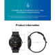 Montre Connectée Étanche IP67 Avec Écran TFT 1.28 Pouces Surveillance Température Sommeil Fréquence Cardiaque Compatible Andr...