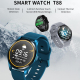 Montre Connectée Étanche IP67 Avec Écran TFT 1.28 Pouces Surveillance Température Sommeil Fréquence Cardiaque Compatible Andr...