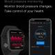 Montre Connectée Étanche IPX7 Avec Écran Couleur 1.75 Pouces Bluetooth Réponse Appels Moniteur Sommeil Fréquence Cardiaque Br...