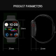 Montre Connectée Étanche IPX7 Avec Écran Couleur 1.75 Pouces Bluetooth Réponse Appels Moniteur Sommeil Fréquence Cardiaque Br...