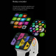 Montre Connectée Étanche IPX7 Avec Écran Couleur 1.75 Pouces Bluetooth Réponse Appels Moniteur Sommeil Fréquence Cardiaque Br...