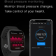 Montre Connectée Étanche IPX7 Avec Écran Couleur 1.75 Pouces Bluetooth Réponse Appels Moniteur Sommeil Fréquence Cardiaque Br...