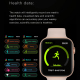Montre Connectée Étanche IPX7 Avec Écran Couleur 1.75 Pouces Bluetooth Réponse Appels Moniteur Sommeil Fréquence Cardiaque Br...
