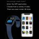 Montre Connectée Étanche IPX7 Avec Écran Couleur 1.75 Pouces Bluetooth Réponse Appels Moniteur Sommeil Fréquence Cardiaque Br...