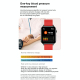 Montre Connectée IP68 Étanche Écran TFT 1.7 Pouces Avec Surveillance Oxygène Sanguin Température Corporelle Diagnostic Médica...