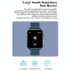 Montre Connectée IP68 Étanche Écran TFT 1.7 Pouces Avec Surveillance Oxygène Sanguin Température Corporelle Diagnostic Médica...