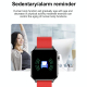 Montre Connectée IP68 Étanche Écran TFT 1.7 Pouces Avec Surveillance Oxygène Sanguin Température Corporelle Diagnostic Médica...