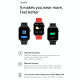 Montre Connectée IP68 Étanche Écran TFT 1.7 Pouces Avec Surveillance Oxygène Sanguin Température Corporelle Diagnostic Médica...