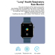 Montre Connectée IP68 Étanche Écran TFT 1.7 Pouces Avec Surveillance Oxygène Sanguin Température Corporelle Diagnostic Médica...