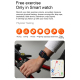 Montre Connectée IP68 Étanche Écran TFT 1.7 Pouces Avec Surveillance Oxygène Sanguin Température Corporelle Diagnostic Médica...
