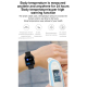Montre Connectée IP68 Étanche Écran TFT 1.7 Pouces Avec Surveillance Oxygène Sanguin Température Corporelle Diagnostic Médica...