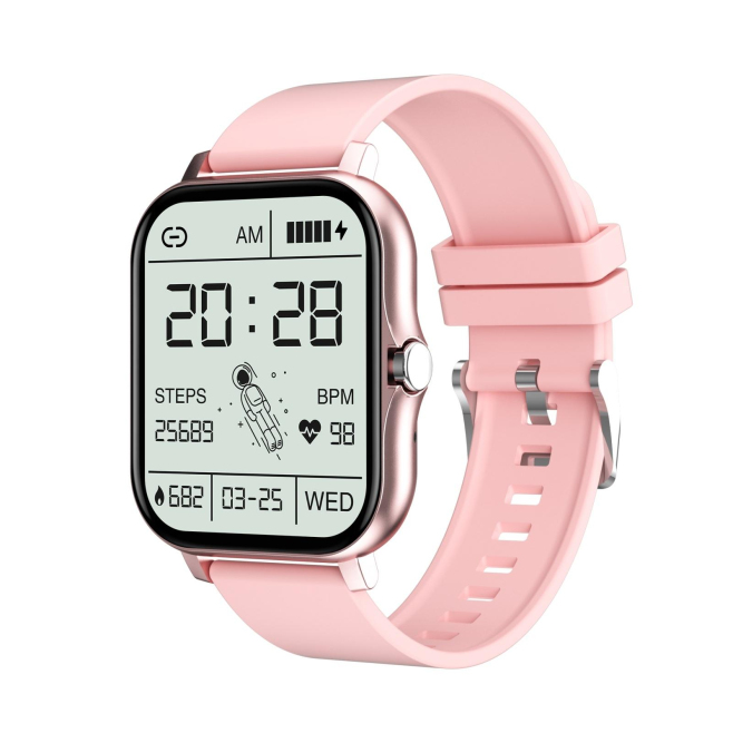 Montre Connectée Étanche IP67 Écran TFT 1.69 Pouces Contrôle Musique Appels Bluetooth Suivi Cardiaque Tension Artérielle Brac...