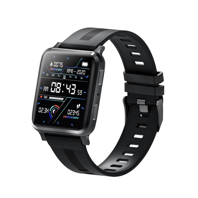 Montre Connectée Étanche IP67 Écran Tactile TFT 1.54 Pouces Contrôle Santé et Musique Rappel Cycle Menstruel Vert Compatible ...