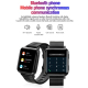 Montre Connectée Étanche IP67 Écran Tactile TFT 1.54 Pouces Contrôle Santé et Musique Rappel Cycle Menstruel Vert Compatible ...