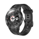 Montre Connectée Étanche 5ATM Avec Écran TFT Couleur 1.3 Pouces Surveillance Sommeil Taux Cardiaque Oxygène Sanguin Notification Appels Noir