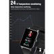 Montre Connectée Étanche IP67 avec Écran TFT 1.69 Pouces Surveillance Santé et Appels - www.yonis-shop.com
