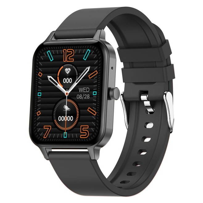 Montre Connectée Étanche IP68 avec Écran Tactile IPS 1.69 Pouces Surveillance Sommeil Fréquence Cardiaque Appels Bluetooth Te...