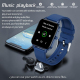 Montre Connectée Étanche IP68 avec Écran Tactile IPS 1.69 Pouces Surveillance Sommeil Fréquence Cardiaque Appels Bluetooth Te...