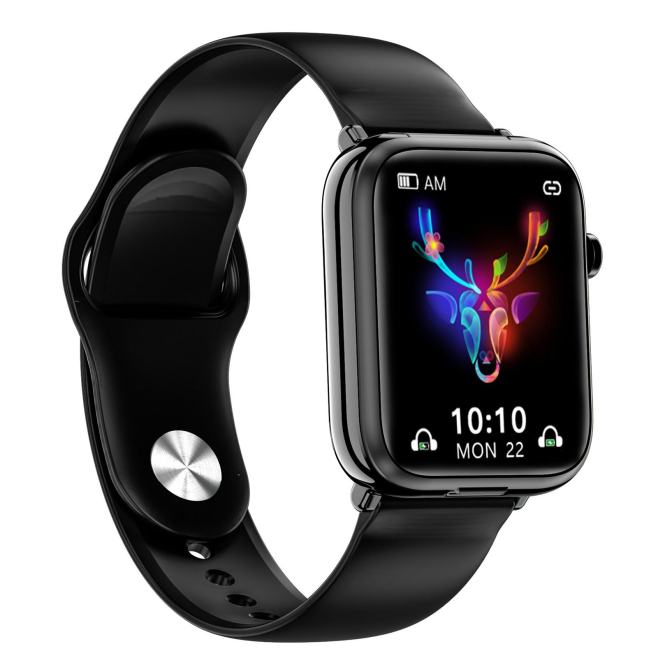 Montre Connectée 1.69 Pouces IPS Appels Bluetooth Et Écouteurs TWS Autonomie 12 Jours Étanche IP67 - www.yonis-shop.com