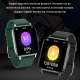Montre Connectée 1.65 Pouces TFT Suivi Pression Artérielle Sommeil Autonomie 30 Jours Étanche IP68 Compatible Android IOS - w...