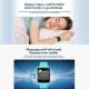 Montre Connectée IPS 1.4 Pouces Avec Suivi De La Pression Artérielle Et Du Sommeil Contrôle Musique Et Caméra Compatible Andr...