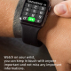 Montre Connectée 1.75 Pouces TFT Surveillance Pression Artérielle et Sommeil Blanc Charge Sans Fil Compatibilité iOS Android ...