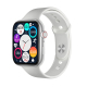Montre Connectée 1.75 Pouces TFT Surveillance Pression Artérielle et Sommeil Blanc Charge Sans Fil Compatibilité iOS Android ...