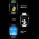 Montre Connectée 1.75 Pouces TFT Surveillance Pression Artérielle et Sommeil Blanc Charge Sans Fil Compatibilité iOS Android ...