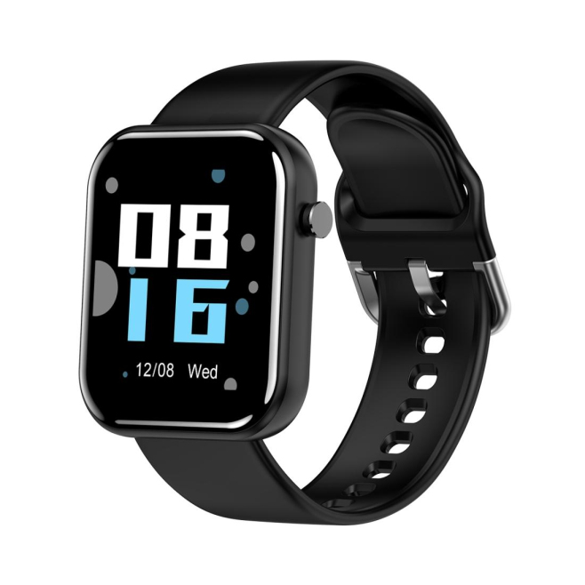Montre Connectée 1.54 Pouces IPS Écran Tactile Surveillance Sommeil Photographie Bluetooth Moniteur Cardiaque Pression Artéri...