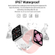 Montre Connectée 1.54 Pouces IPS Écran Tactile Surveillance Sommeil Photographie Bluetooth Moniteur Cardiaque Pression Artéri...