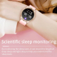 Montre Connectée Or Violet 1.32 Pouces IPS Étanche IP68 avec Suivi Sommeil et Oxygène Sanguin Compatibilité IOS et Android - ...