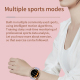 Montre Connectée Or Violet 1.32 Pouces IPS Étanche IP68 avec Suivi Sommeil et Oxygène Sanguin Compatibilité IOS et Android - ...