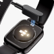 Montre Connectée Santé Écran Carré 1.7 Pouces Surveillance Fréquence Cardiaque et Oxygène Sanguin Compatible Android et IOS B...