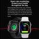Montre Connectée Bluetooth 1.9 Pouces Écran HD Appels Paiements Sport Santé 15 Jours Autonomie - www.yonis-shop.com