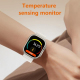 Montre Connectée Étanche IP67 Avec Écran Tactile IPS 2 Pouces Moniteur Fréquence Cardiaque et Oxygène Sanguin Modes Sportifs ...