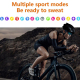 Montre Connectée Étanche IP67 Avec Écran Tactile IPS 2 Pouces Moniteur Fréquence Cardiaque et Oxygène Sanguin Modes Sportifs ...