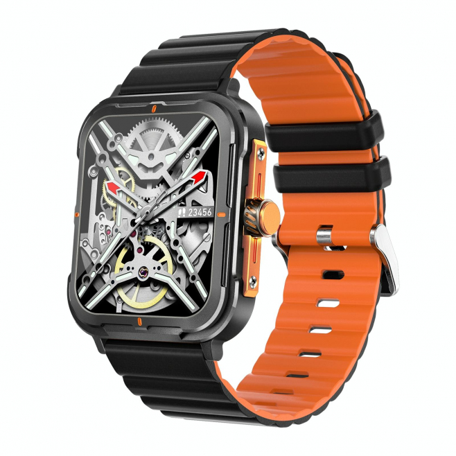 Montre Connectée 1.9 Pouces Écran TFT Surveillance Pression Artérielle Etanche IP67 Autonomie 30 Jours Multilingue - www.yoni...