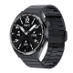 Montre Connectée Élégante 1.39 Pouces Surveillance Cardiaque Et Oxygène Sangle Acier Étanche IP68 Charge Sans Fil