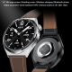 Montre Connectée Élégante 1.39 Pouces Surveillance Cardiaque Et Oxygène Sangle Acier Étanche IP68 Charge Sans Fil - www.yonis...
